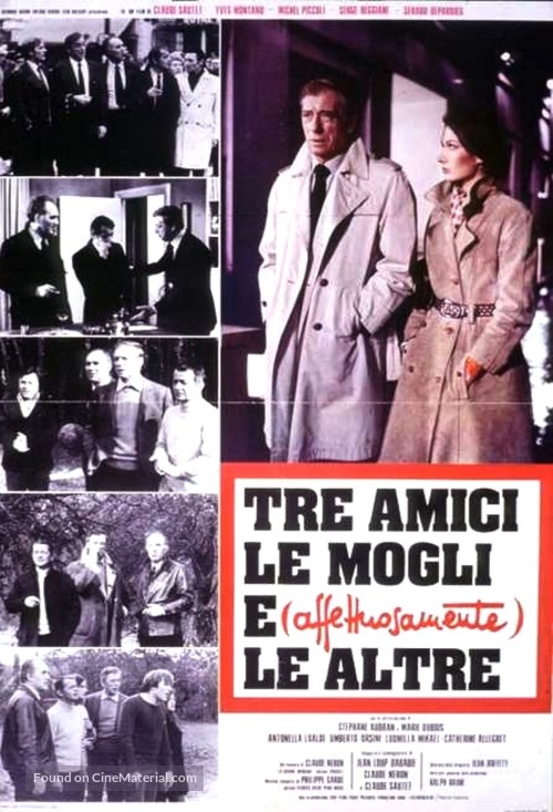Vincent, Fran&ccedil;ois, Paul... et les autres - Italian Movie Poster