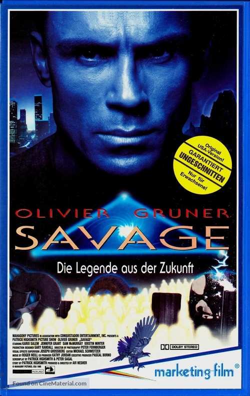 Savage - German VHS movie cover