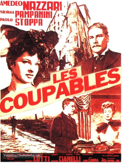 Processo alla citt&agrave; - French Movie Poster