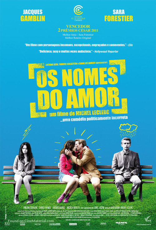 Le nom des gens - Brazilian Movie Poster