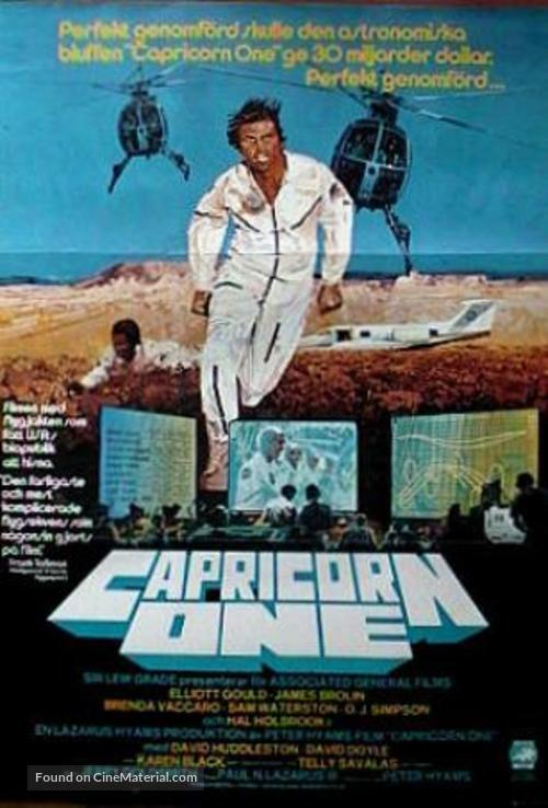 Capricorn One - Swedish Movie Poster