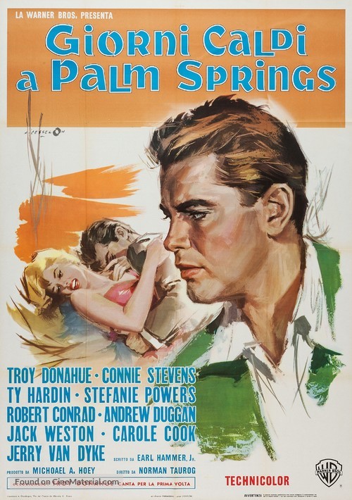 Palm Springs Weekend - Italian Movie Poster