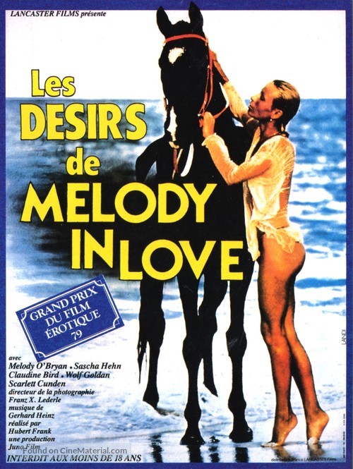 Melody in Love - French Movie Poster