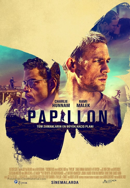 Papillon - Turkish Movie Poster