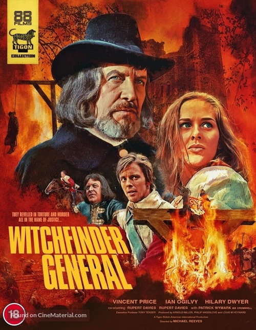 Witchfinder General - British Blu-Ray movie cover