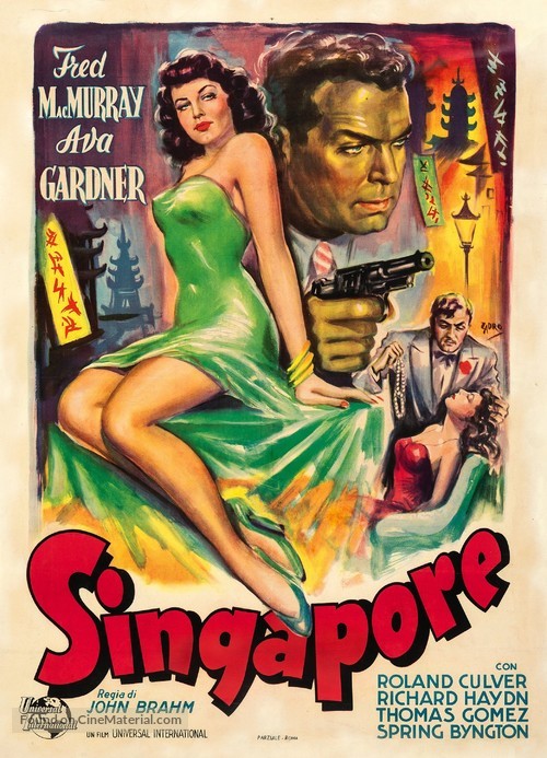 Singapore - Italian Movie Poster