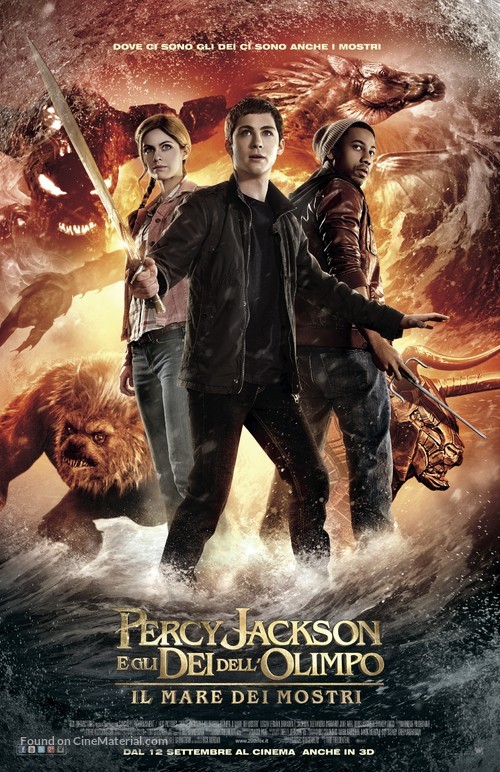 Percy Jackson: Sea of Monsters - Italian Movie Poster