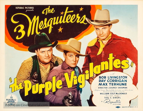 The Purple Vigilantes - Movie Poster