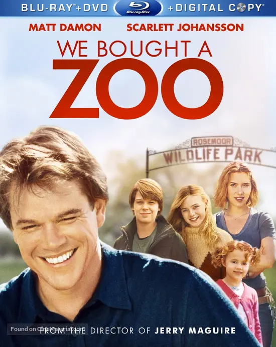 We Bought a Zoo - Blu-Ray movie cover