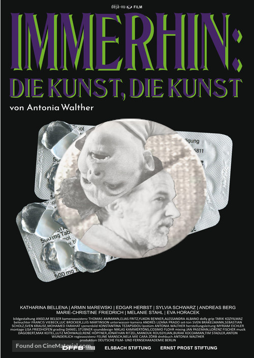 Immerhin: Die Kunst, die Kunst - German Movie Poster