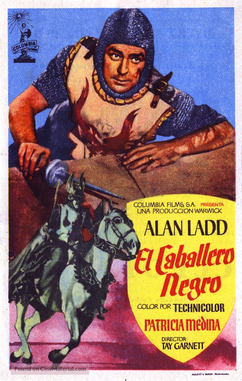 The Black Knight - Spanish Movie Poster