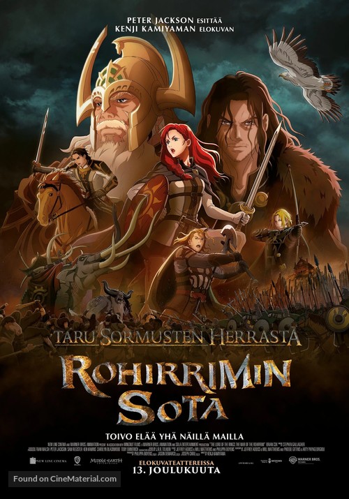 The Lord of the Rings: The War of the Rohirrim - Finnish Movie Poster