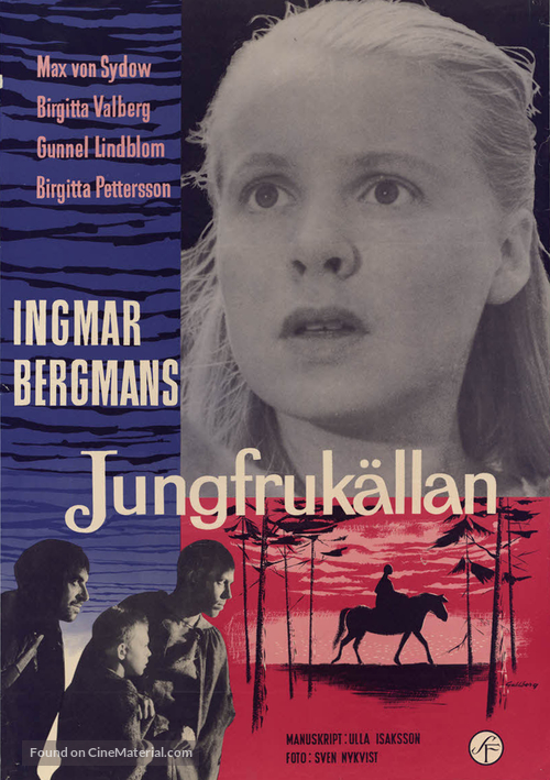 Jungfruk&auml;llan - Swedish Movie Poster