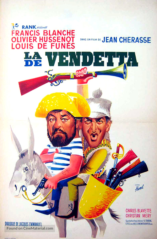 La vendetta - Belgian Movie Poster