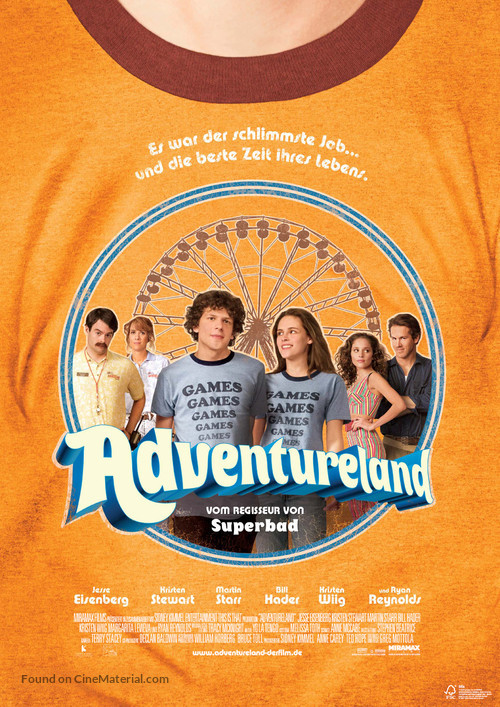 Adventureland - German Movie Poster