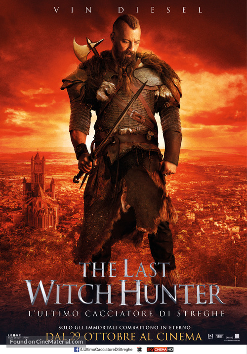 The Last Witch Hunter - Italian Movie Poster