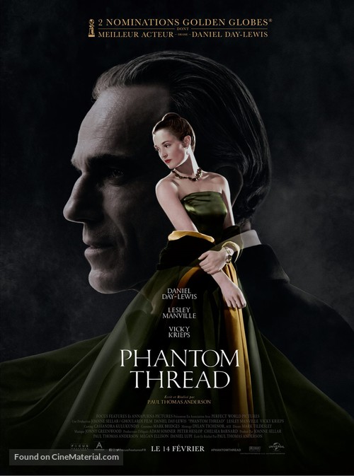 Phantom Thread - French Movie Poster