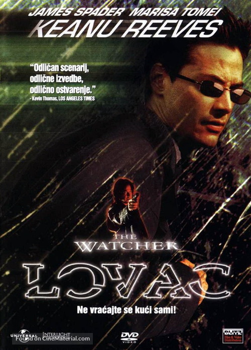 The Watcher - Czech DVD movie cover