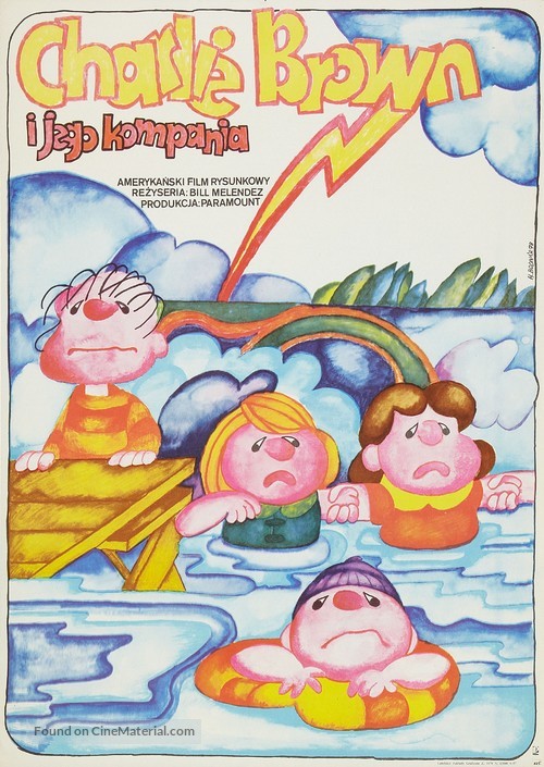 Race for Your Life, Charlie Brown - Polish Movie Poster