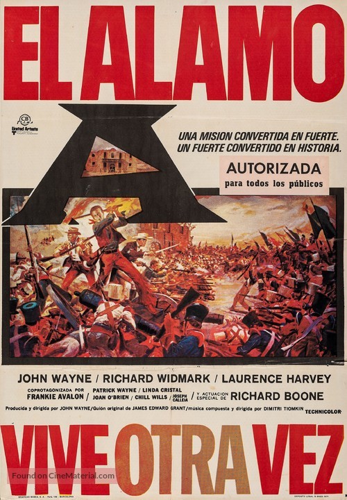 The Alamo - Spanish Movie Poster