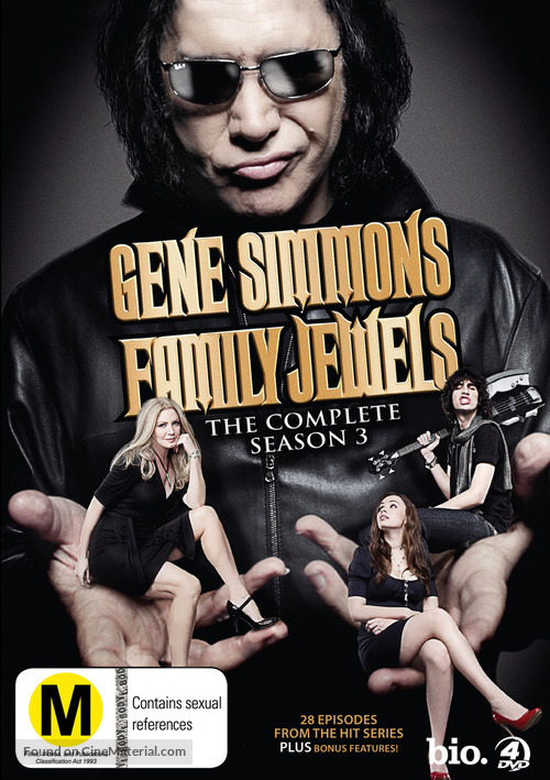 &quot;Gene Simmons: Family Jewels&quot; - New Zealand DVD movie cover