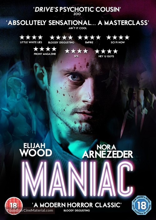 Maniac - British DVD movie cover