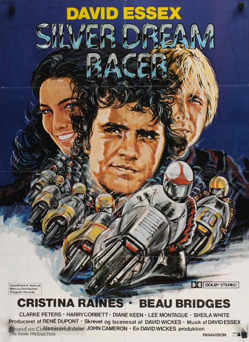 Silver Dream Racer - Danish Movie Poster