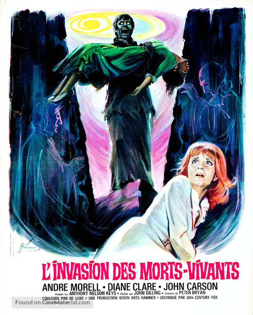 The Plague of the Zombies - French Movie Poster