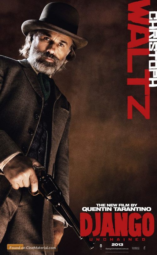 Django Unchained - Australian Movie Poster