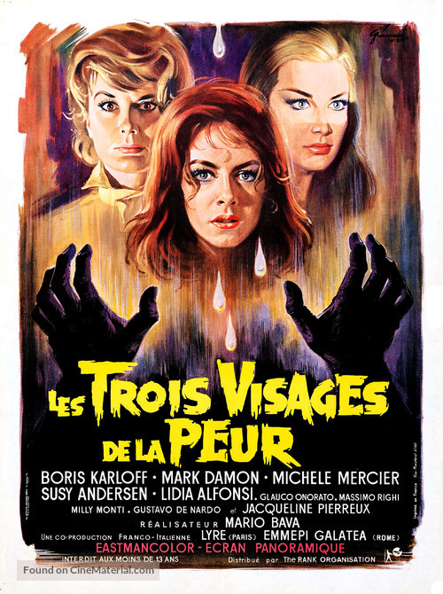 I tre volti della paura - French Movie Poster