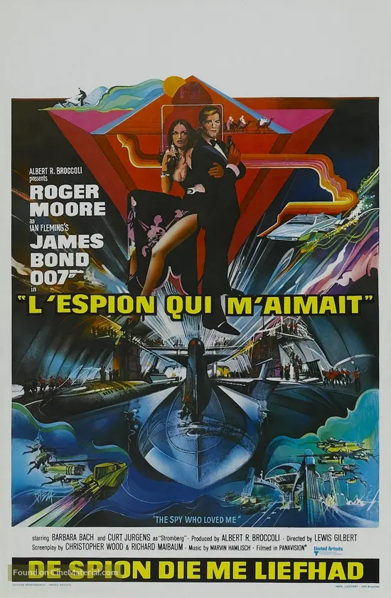 The Spy Who Loved Me - Belgian Movie Poster