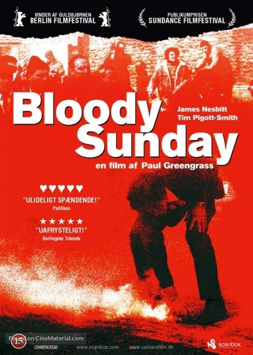 Bloody Sunday - Danish DVD movie cover