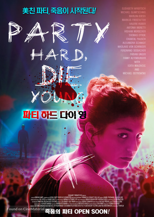 Party Hard Die Young - South Korean Movie Poster