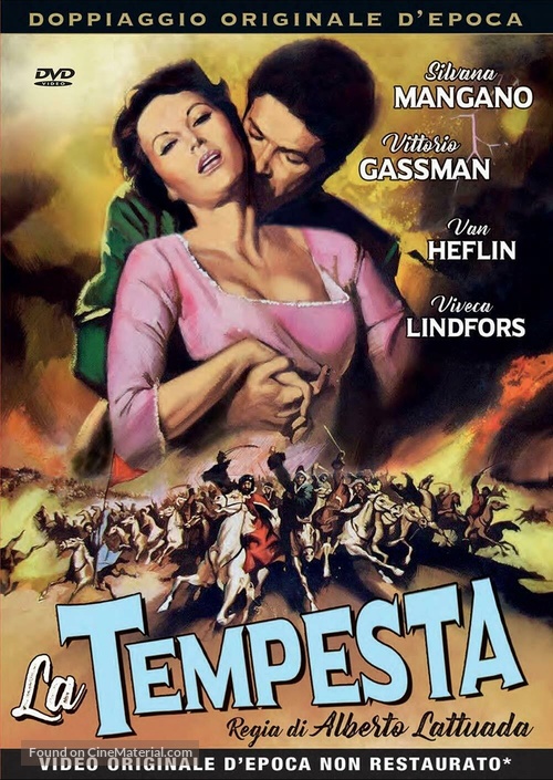 La tempesta - Italian DVD movie cover