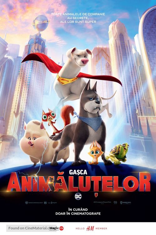 DC League of Super-Pets - Romanian Movie Poster