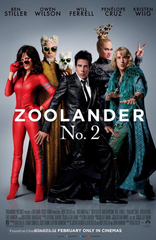 Zoolander 2 - South African Movie Poster