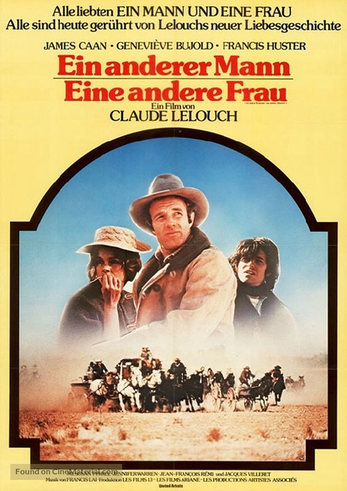 Un autre homme, une autre chance - German Movie Poster