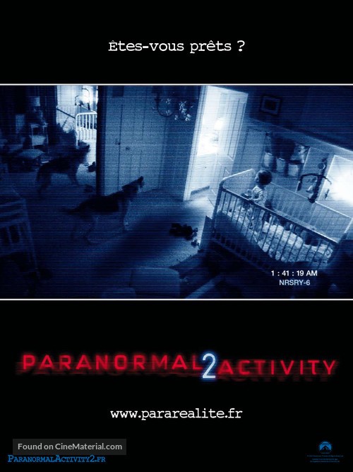 Paranormal Activity 2 - French Movie Poster