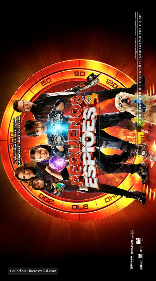 Spy Kids: All the Time in the World in 4D - Brazilian Movie Poster