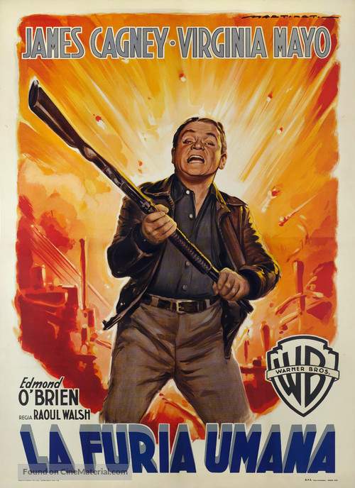 White Heat - Italian Movie Poster