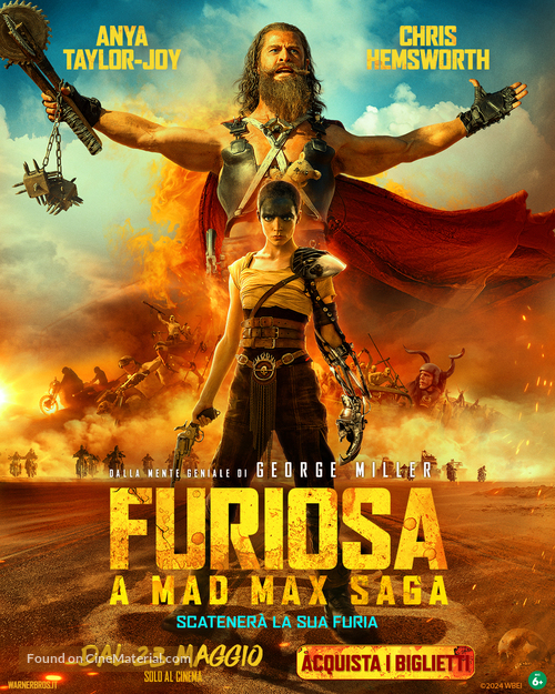 Furiosa: A Mad Max Saga - Italian Movie Poster