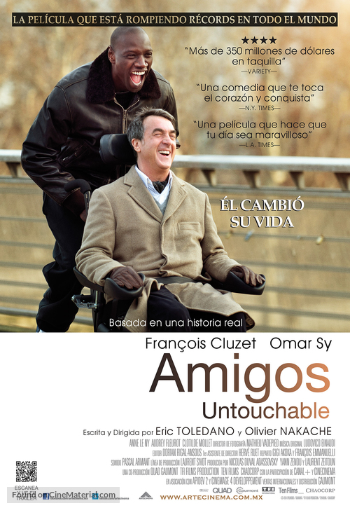 Intouchables - Mexican Movie Poster