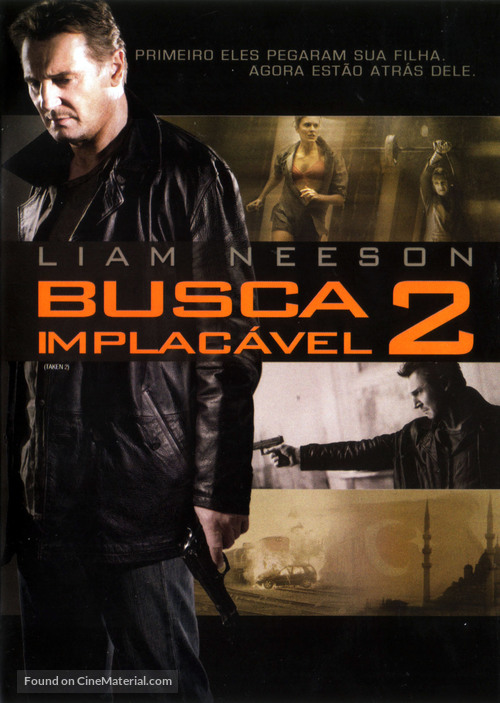 Taken 2 - Brazilian DVD movie cover