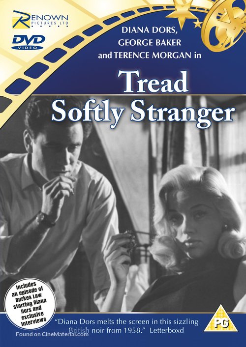 Tread Softly Stranger - British DVD movie cover