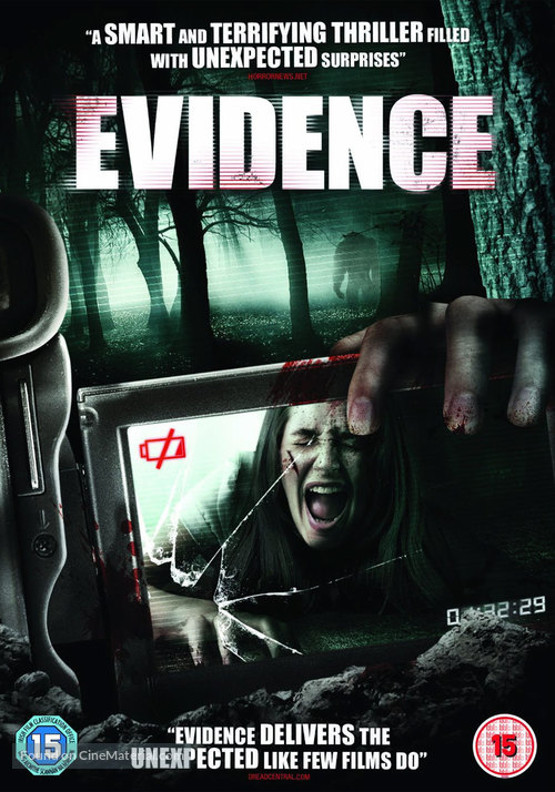 Evidence - British DVD movie cover