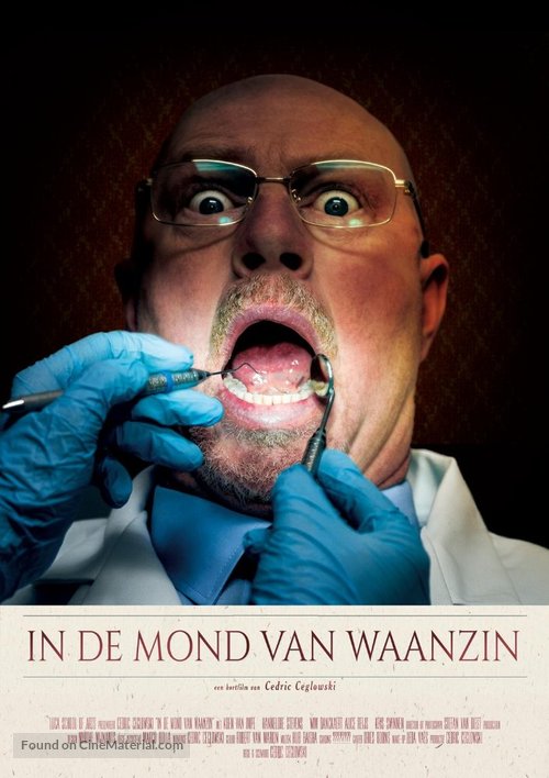 In de Mond van Waanzin - Belgian Movie Poster