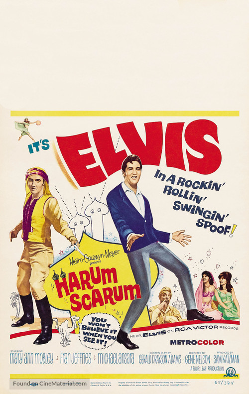 Harum Scarum - Movie Poster
