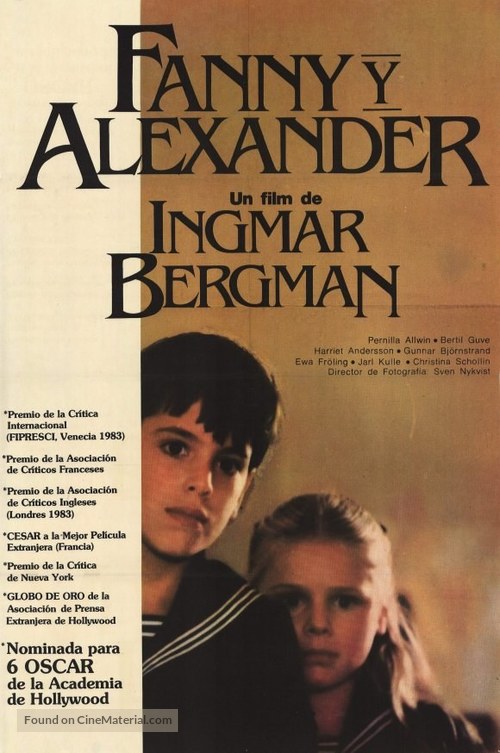 Fanny och Alexander - Argentinian Movie Poster