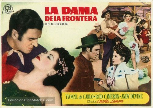 Frontier Gal - Spanish Movie Poster