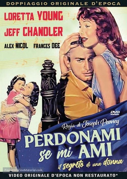 Because of You - Italian DVD movie cover